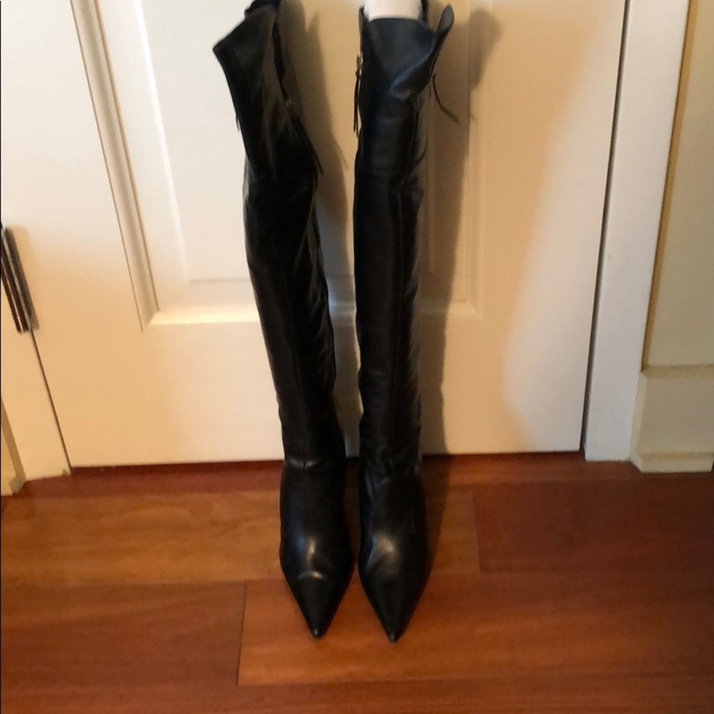 BCBG Black Calf Boots